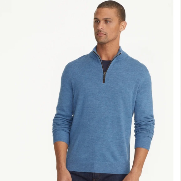 Merino Wool Quarter-Zip Sweater